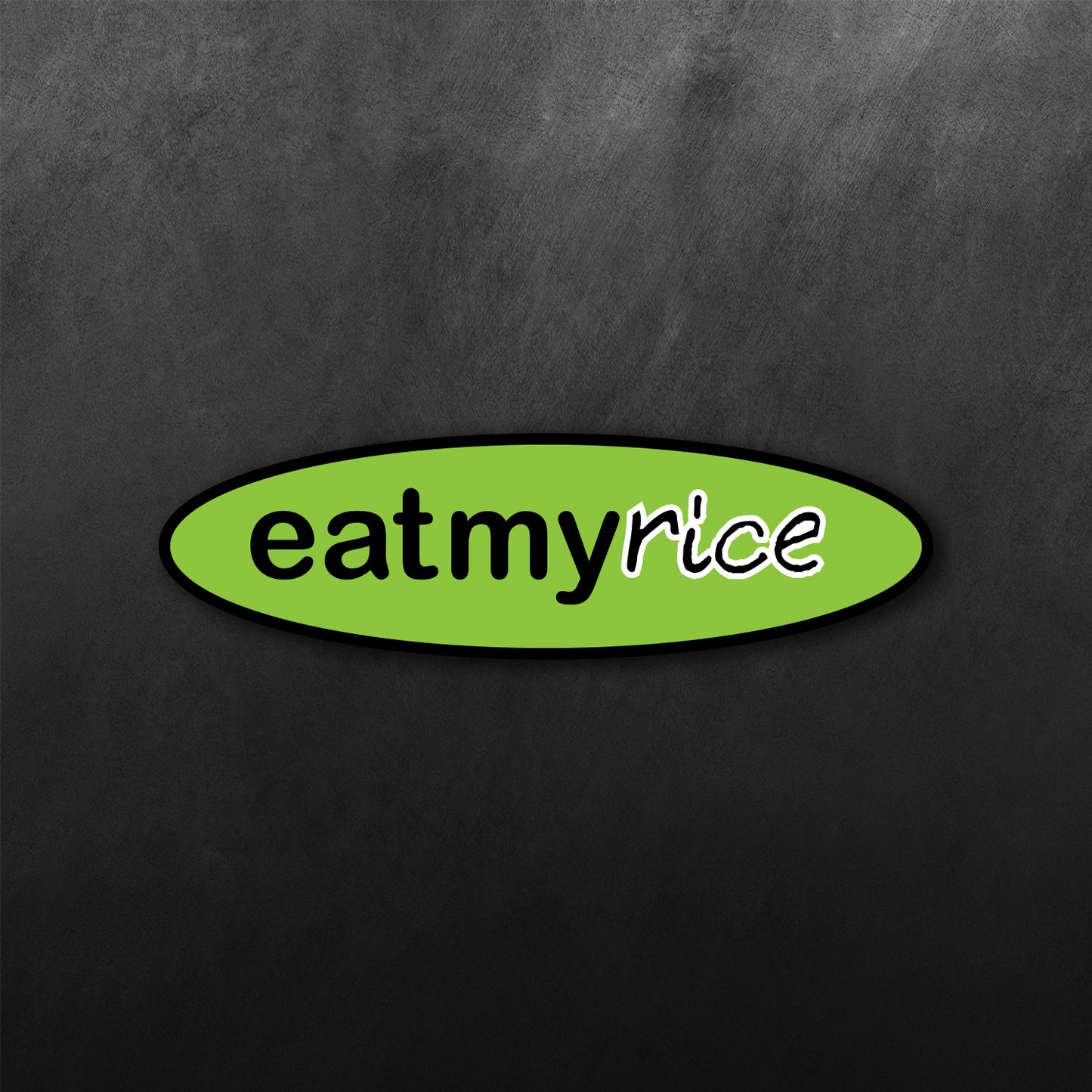JDM Eat My Race Oval Sticker