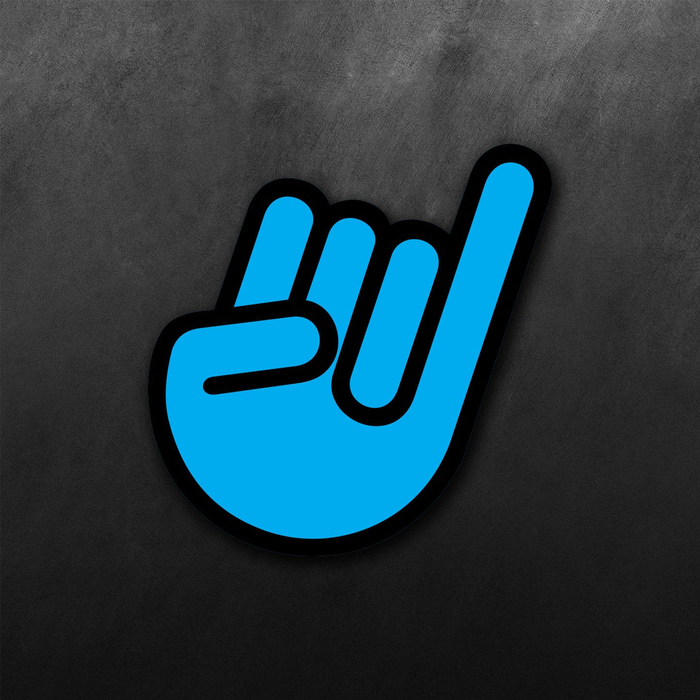 JDM Blue Hand Sticker
