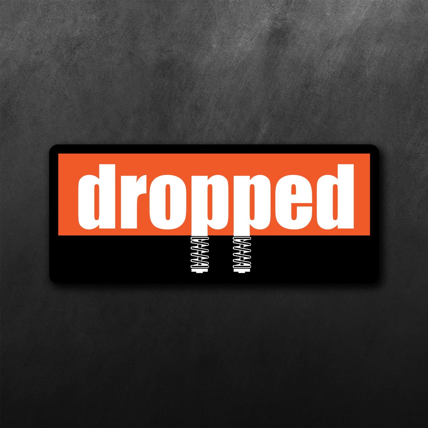 Dropped Sticker