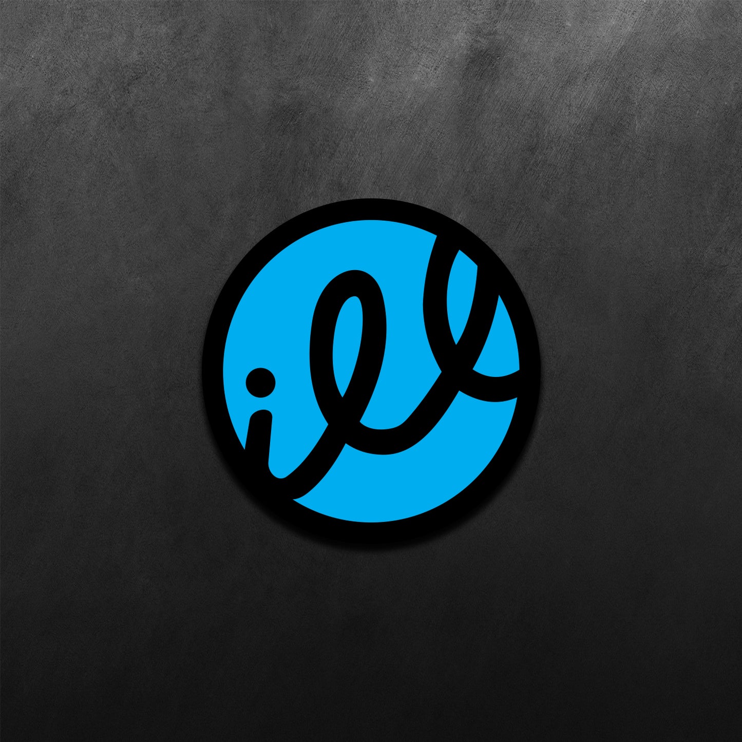 ill Blue Sticker