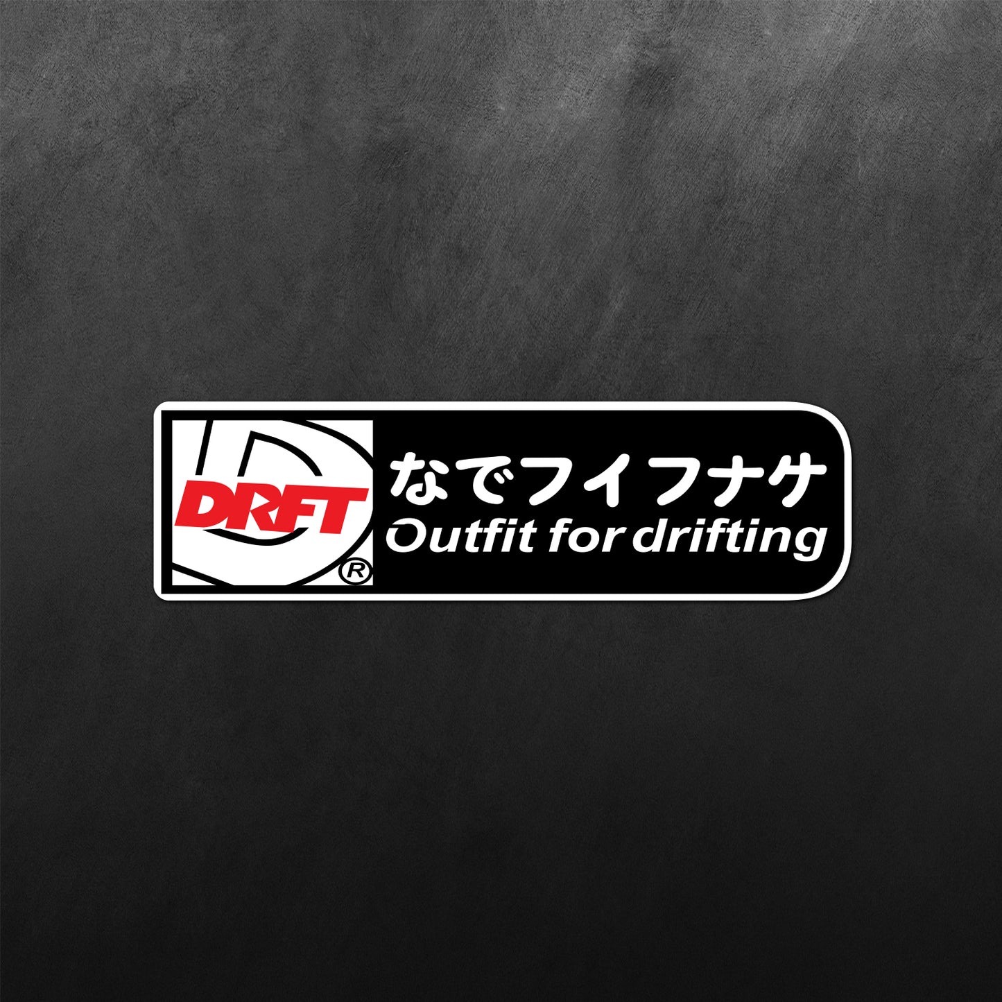 Outfit Drifting Sticker