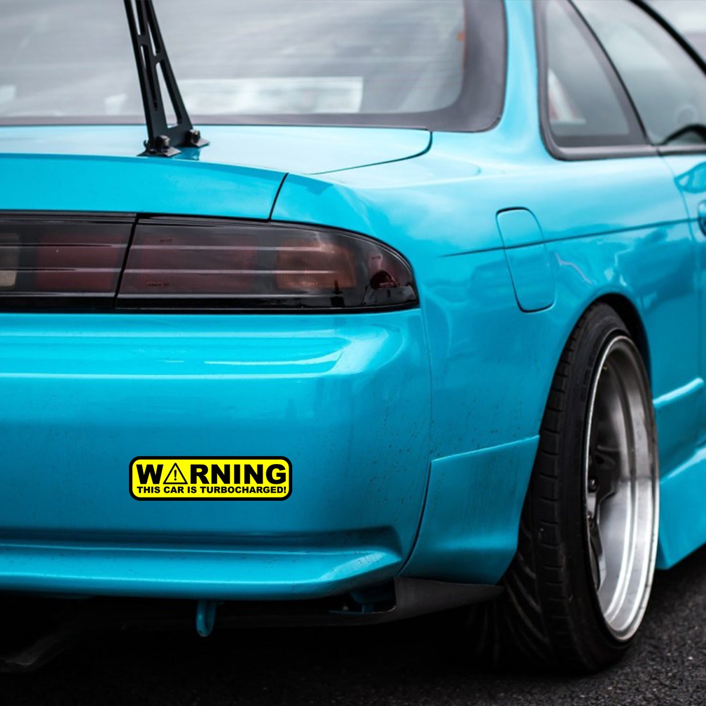 Warning This Car Is Turbocharged Sticker