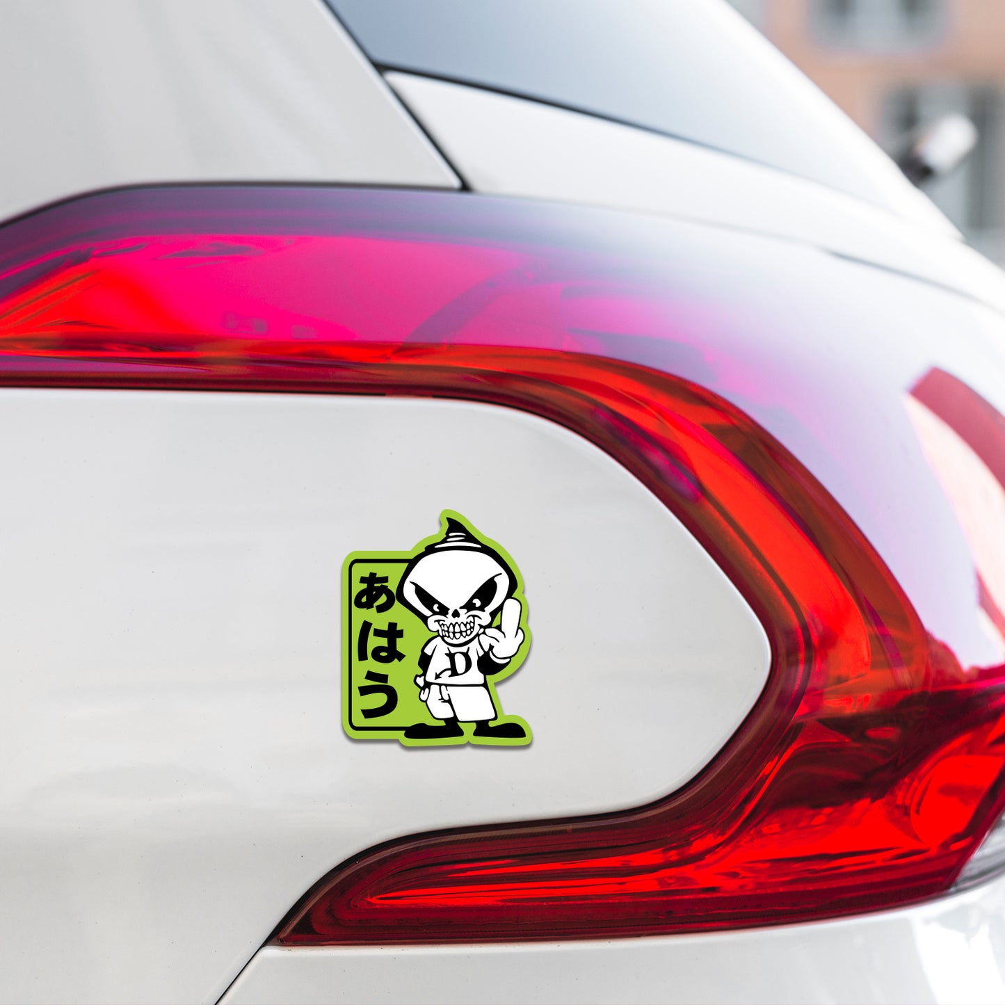 Cartoon Skull JDM Sticker
