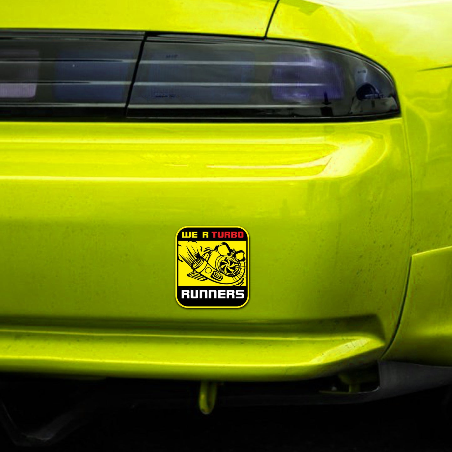 We R Turbo Runners Sticker