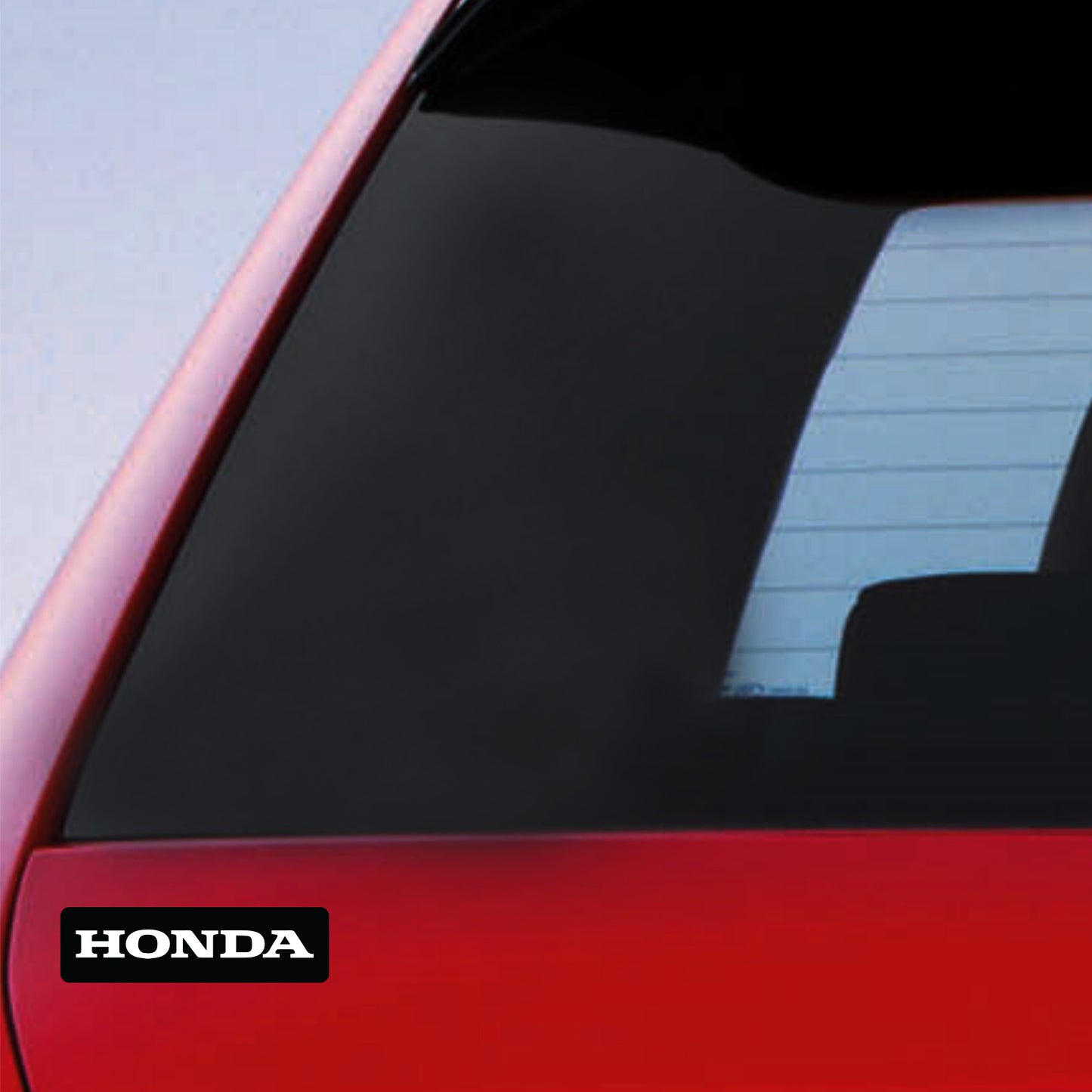 Rectangular Logo Sticker for Honda