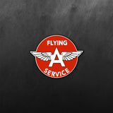 Flying A Service Oil Sticker