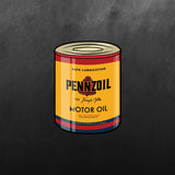 Pennzoil Tin Oil Sticker