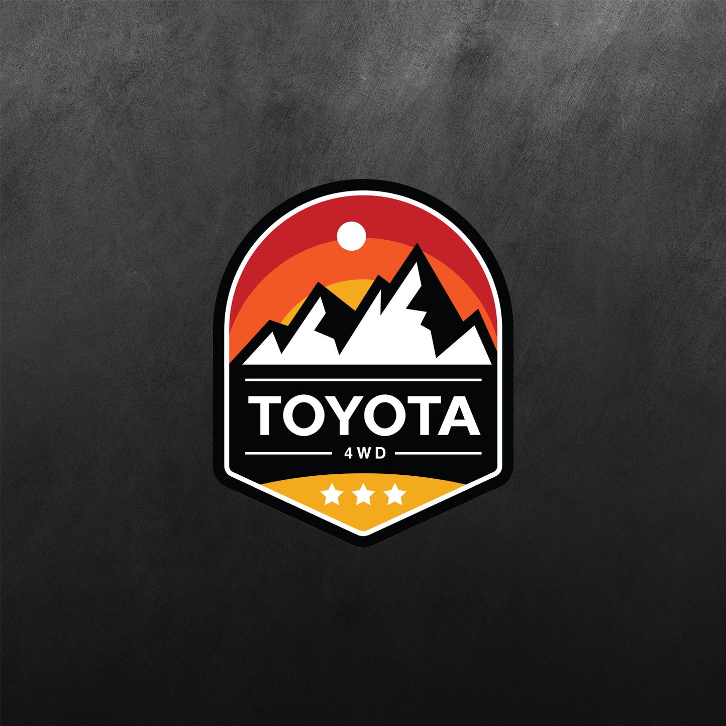 4WD Mountain Adventure Surfing & Camping Decal Stickers