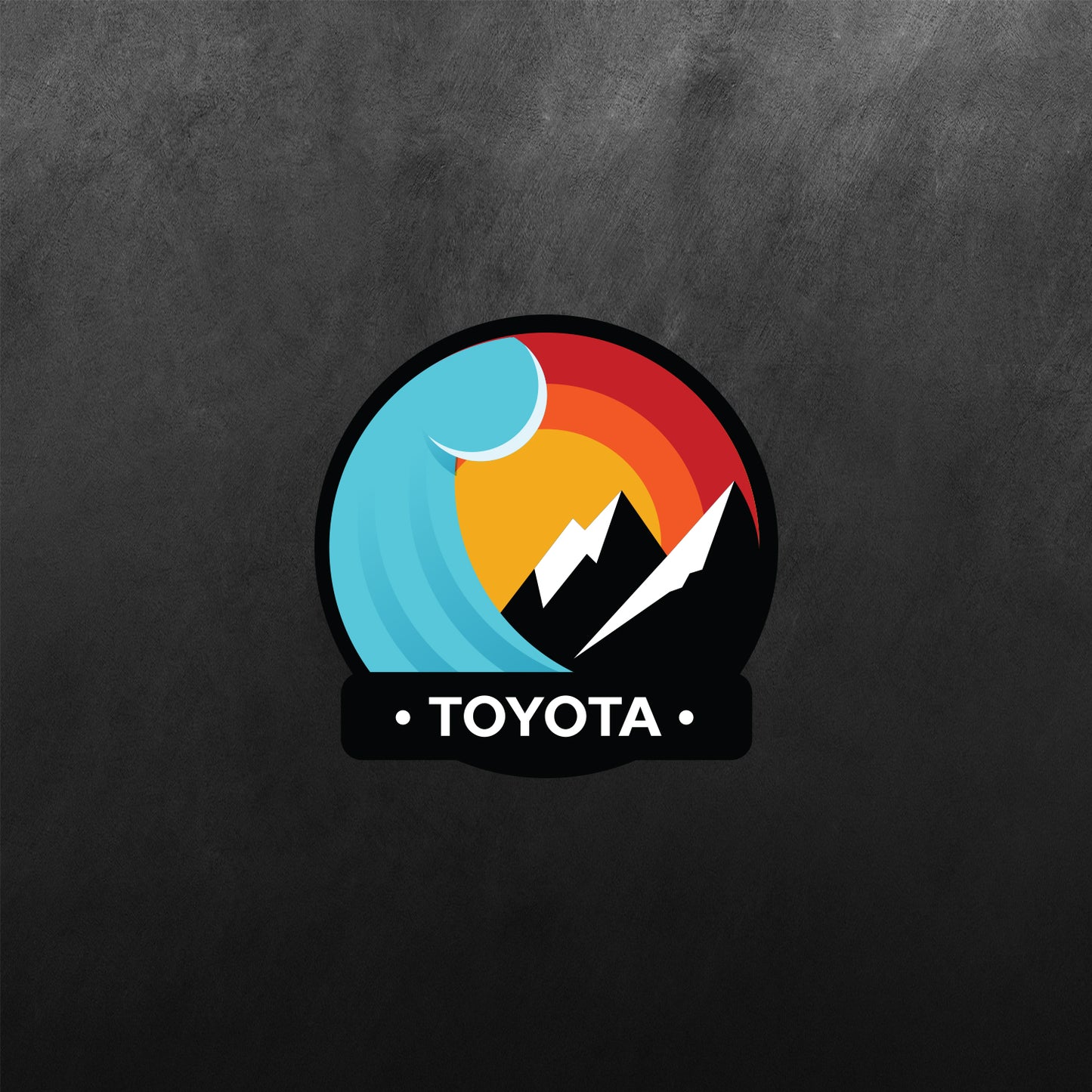 4WD Mountain Adventure Surfing & Camping Decal Stickers