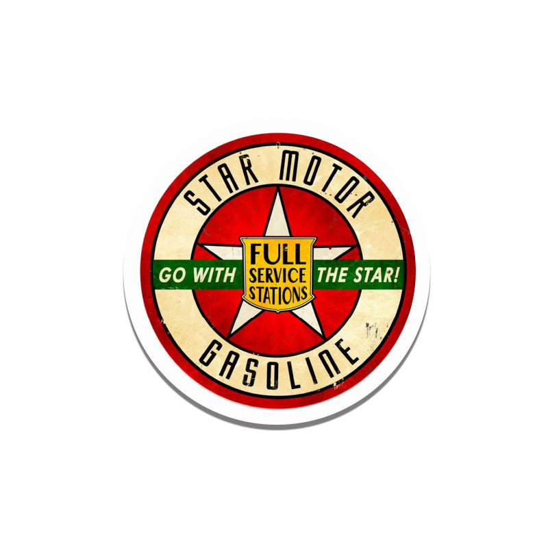 Star Motor Gasoline Sticker