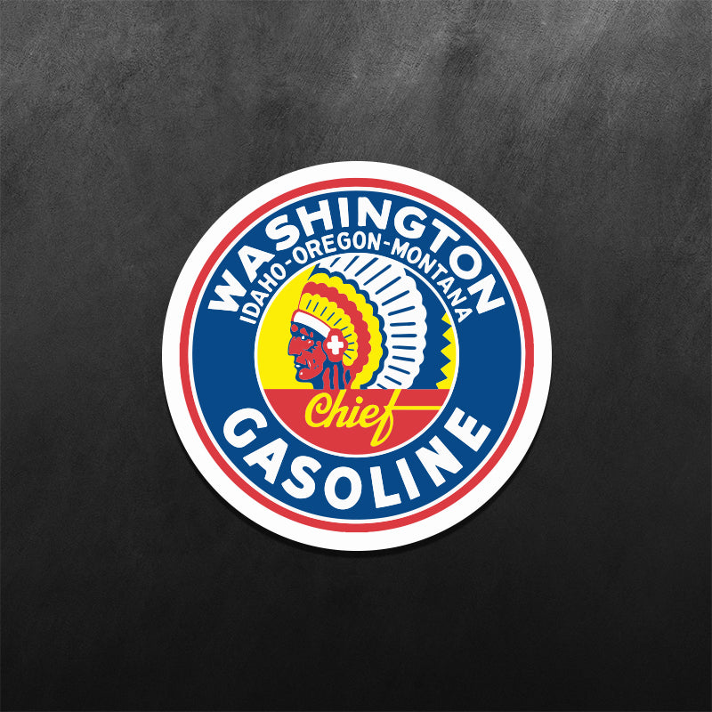 Washington Chief Gasoline Sticker
