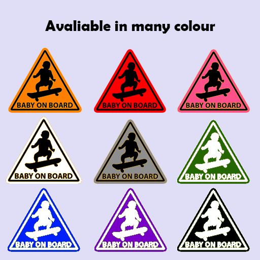 Baby on Board Sticker-2070