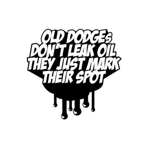 Dont Leak Oil Sticker - Available in many options