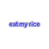 JDM Eat My Rice Sticker-0