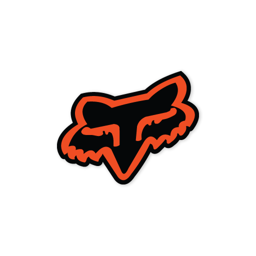 Fox Racing Orange Sticker Retrobot