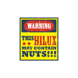 Warning May Contain Nut Sticker - Available in many options