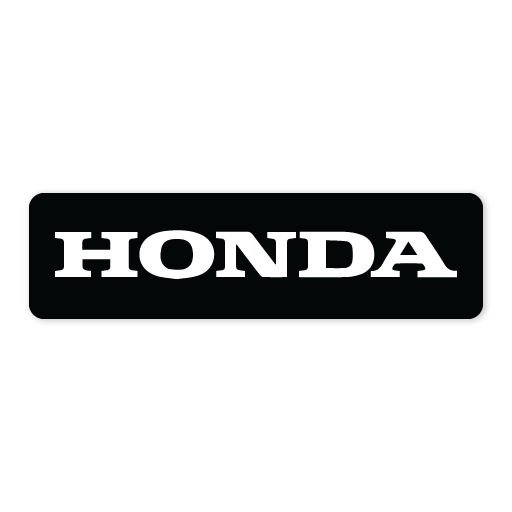 Rectangular Logo Sticker for Honda Retrobot