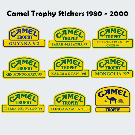 Camel Trophy Stickers 1980 - 2000-1883