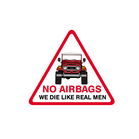 No Airbags 4WD Decal Stickers - Available in many options
