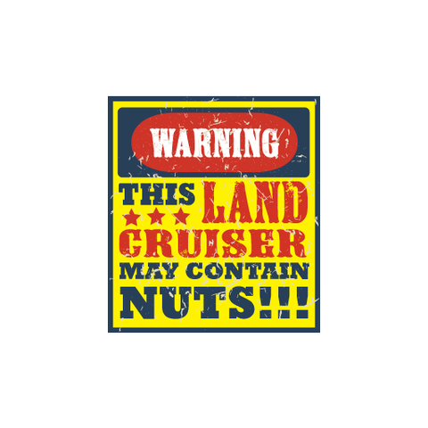 Warning May Contain Nut Sticker - Available in many options