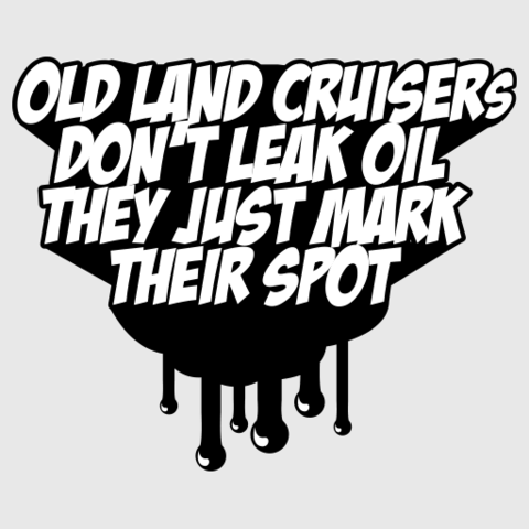 Dont Leak Oil Sticker - Available in many options