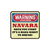 Warning Potential Habit Sticker - Available in many options