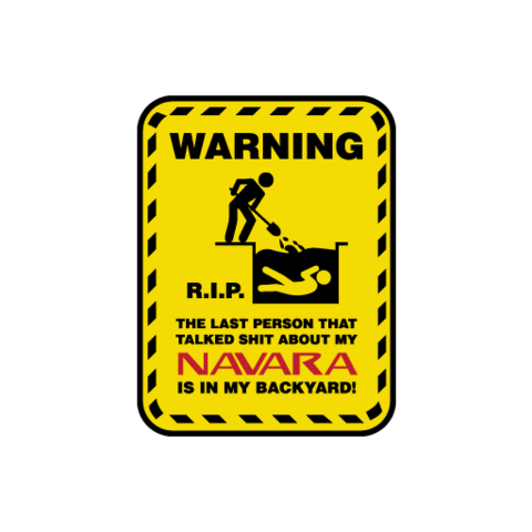 Warning RIP Sticker - Available in many options