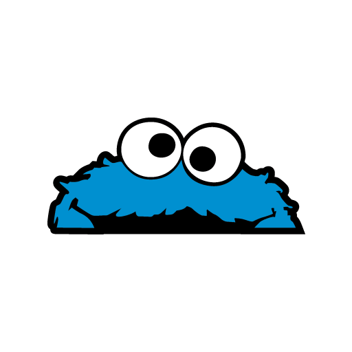 Sesame Street Cookie Monster Sticker-0
