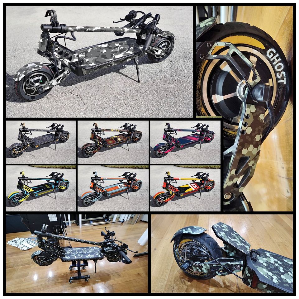 E-scooter Graphic Kits to fit Apollo Ghost, VDM-10