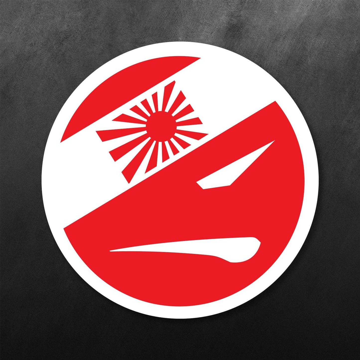 Ninja Face Rising Sun Emoticon Sticker