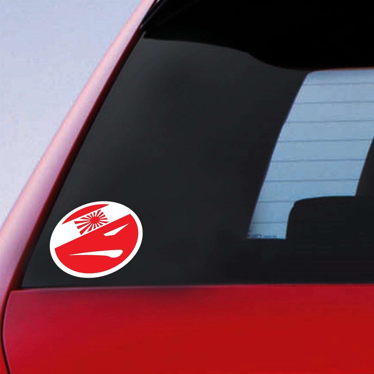Ninja Face Rising Sun Emoticon Sticker