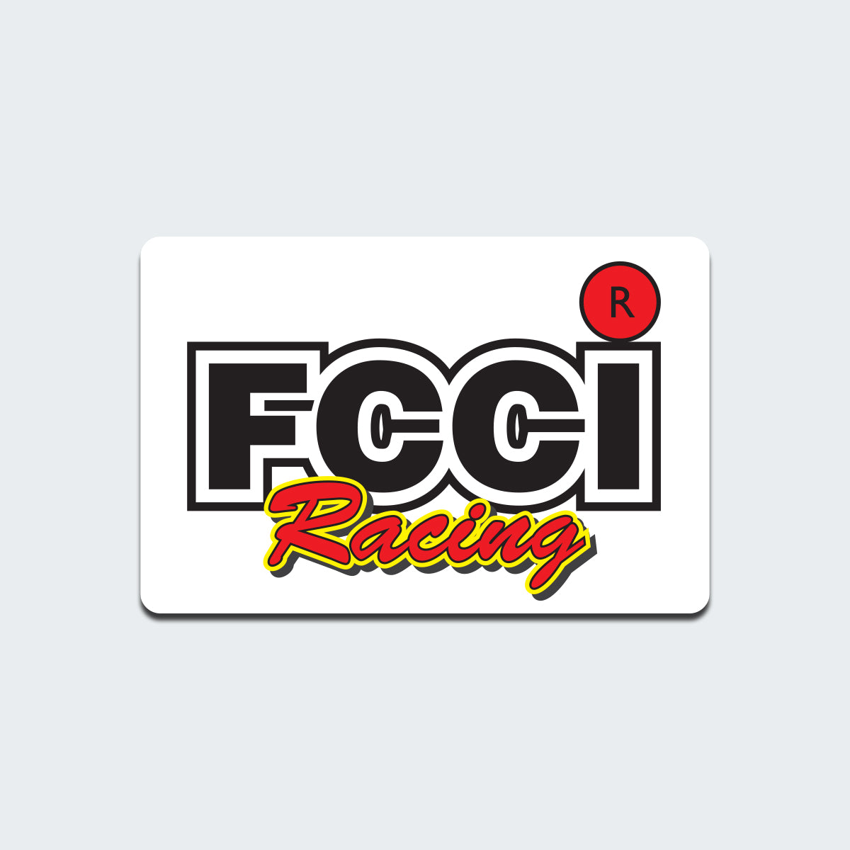 FCCI Racing Sticker
