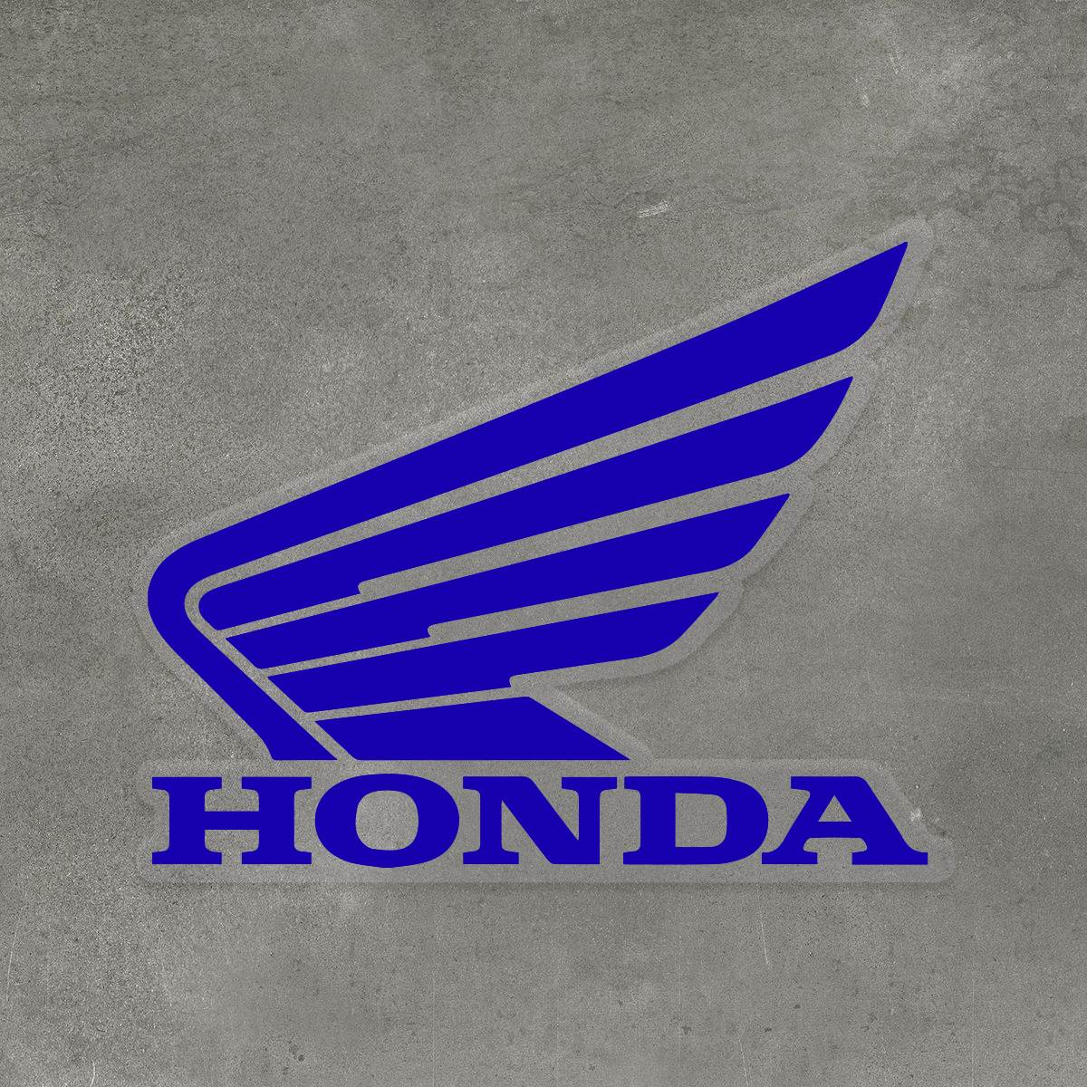 HONDA MOTORCYCLES Logo Facing Left Sticker