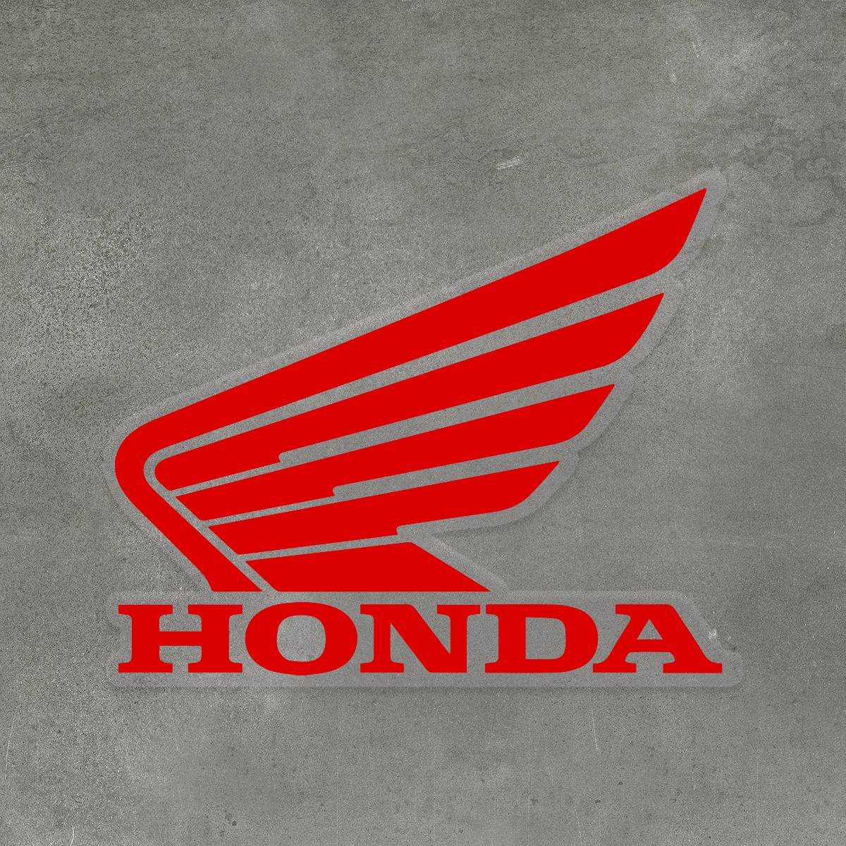 HONDA MOTORCYCLES Logo Facing Left Sticker