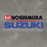 Yoshimura Suzuki Factory Racing Clear Sticker