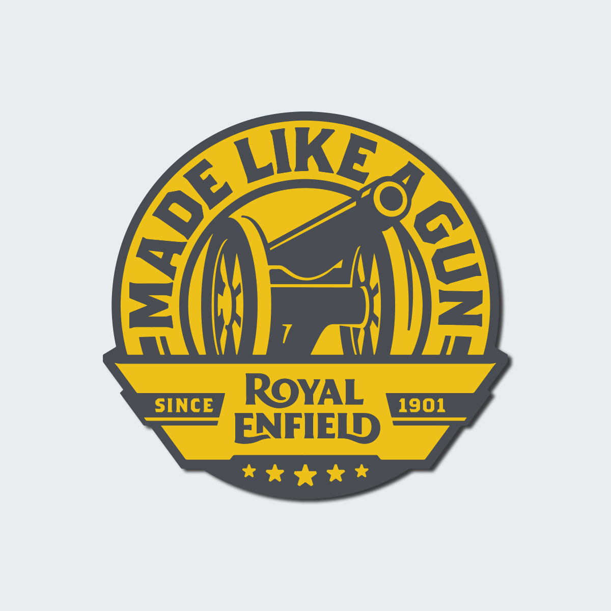 ROYALENFIELD GUN Sticker