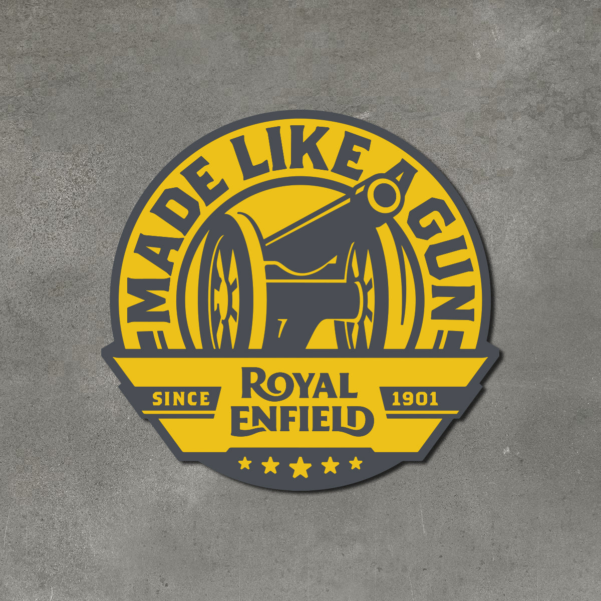 ROYALENFIELD GUN Sticker