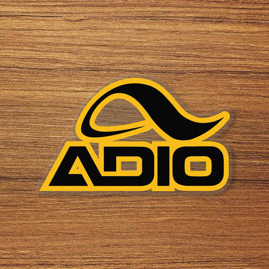 ADIO Logo Vinyl Decal Sticker – Waterproof & Durable