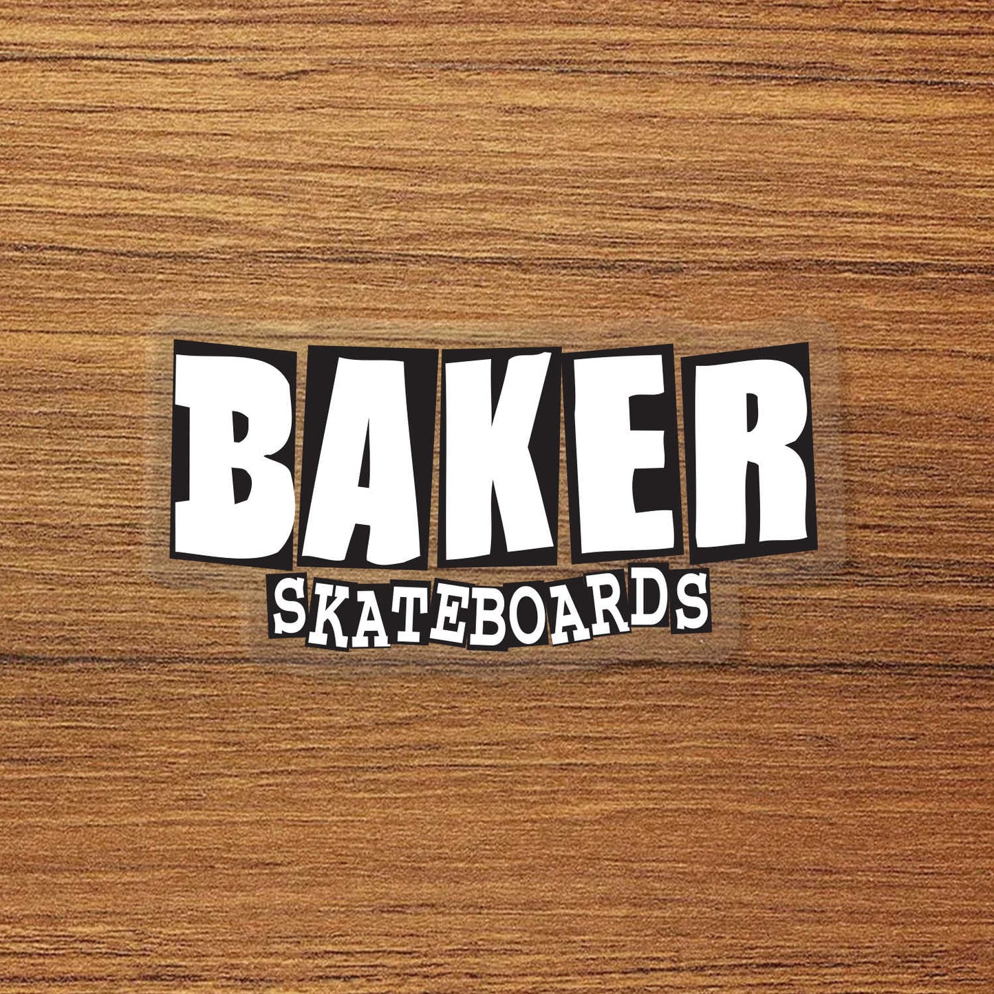 Baker Skateboards Logo Vinyl Decal Sticker – Waterproof & UV Resistant