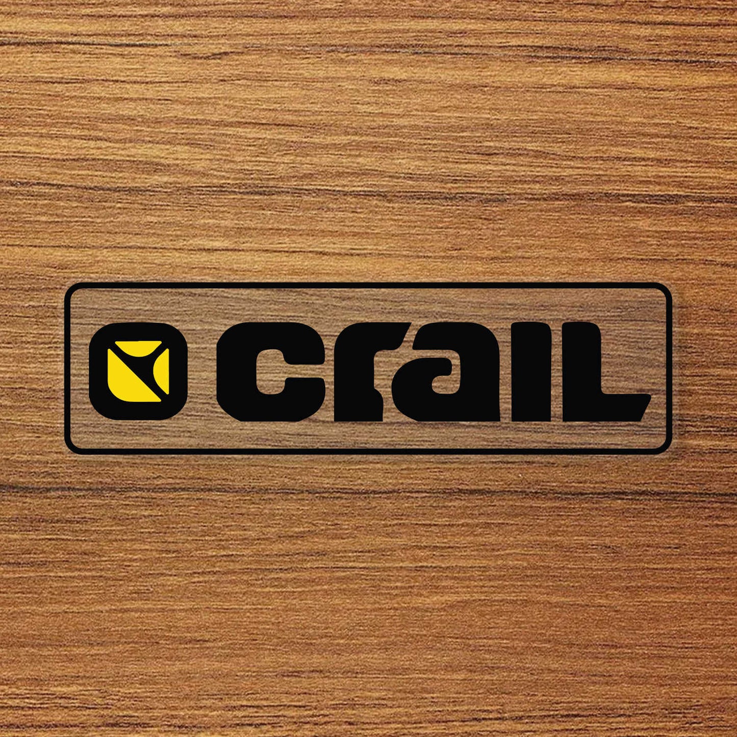Crail Skateboard Trucks Logo Vinyl Decal Sticker – Waterproof & UV Resistant