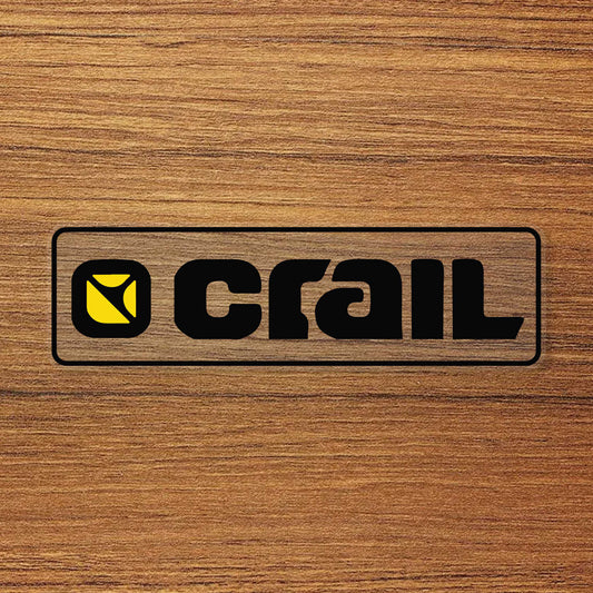 Crail Skateboard Trucks Logo Vinyl Decal Sticker – Waterproof & UV Resistant