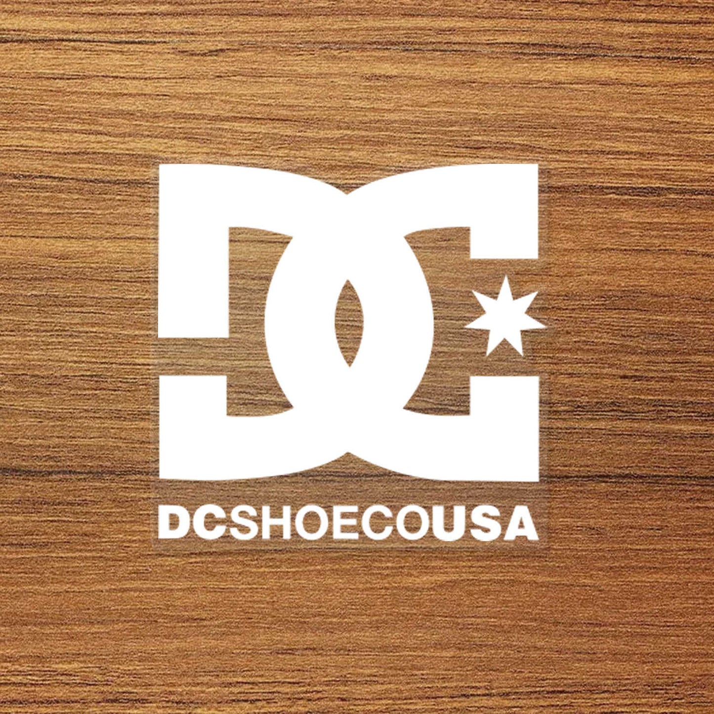 DC Shoes Skateboard Logo Vinyl Decal Sticker – Waterproof & Durable