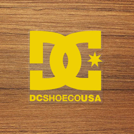 DC Shoes Skateboard Logo Vinyl Decal Sticker – Waterproof & Durable