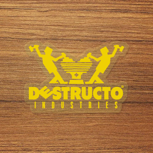 Destructo Trucks Skateboard Logo Vinyl Decal Sticker – Waterproof & Durable