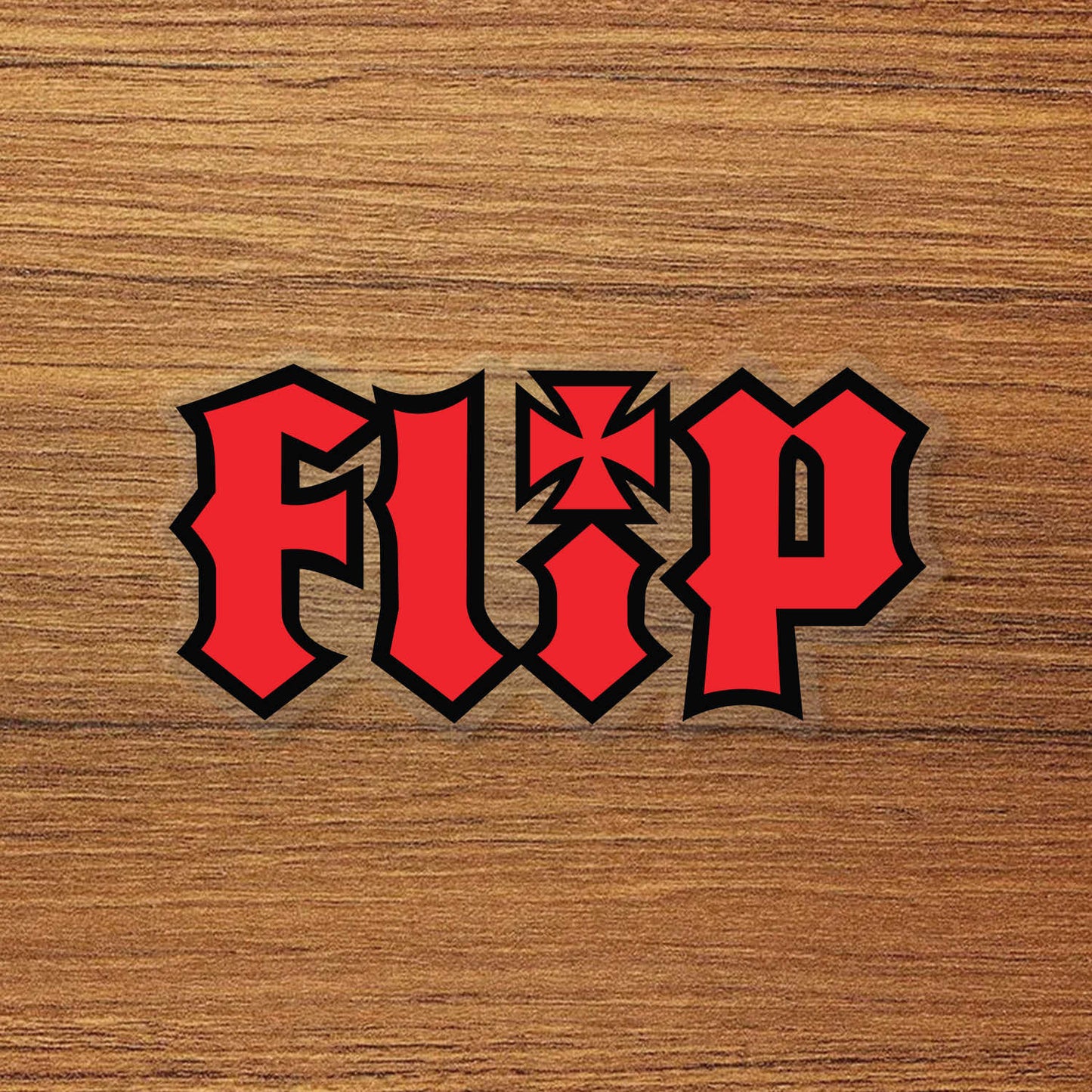 Flip Skateboard Logo Vinyl Decal Sticker – Waterproof & UV Resistant