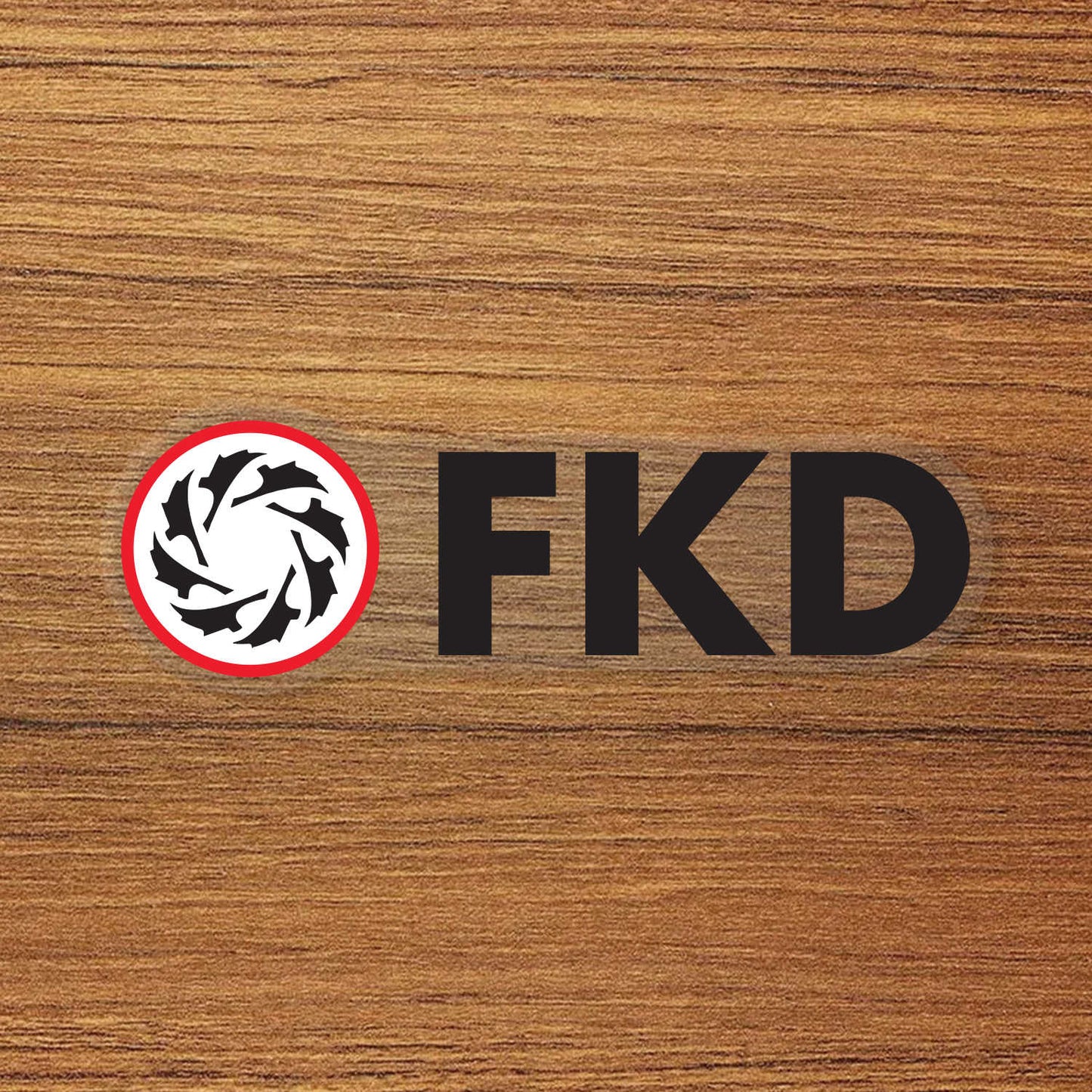 FKD Skateboard Logo Vinyl Decal Sticker – Waterproof & UV Resistant
