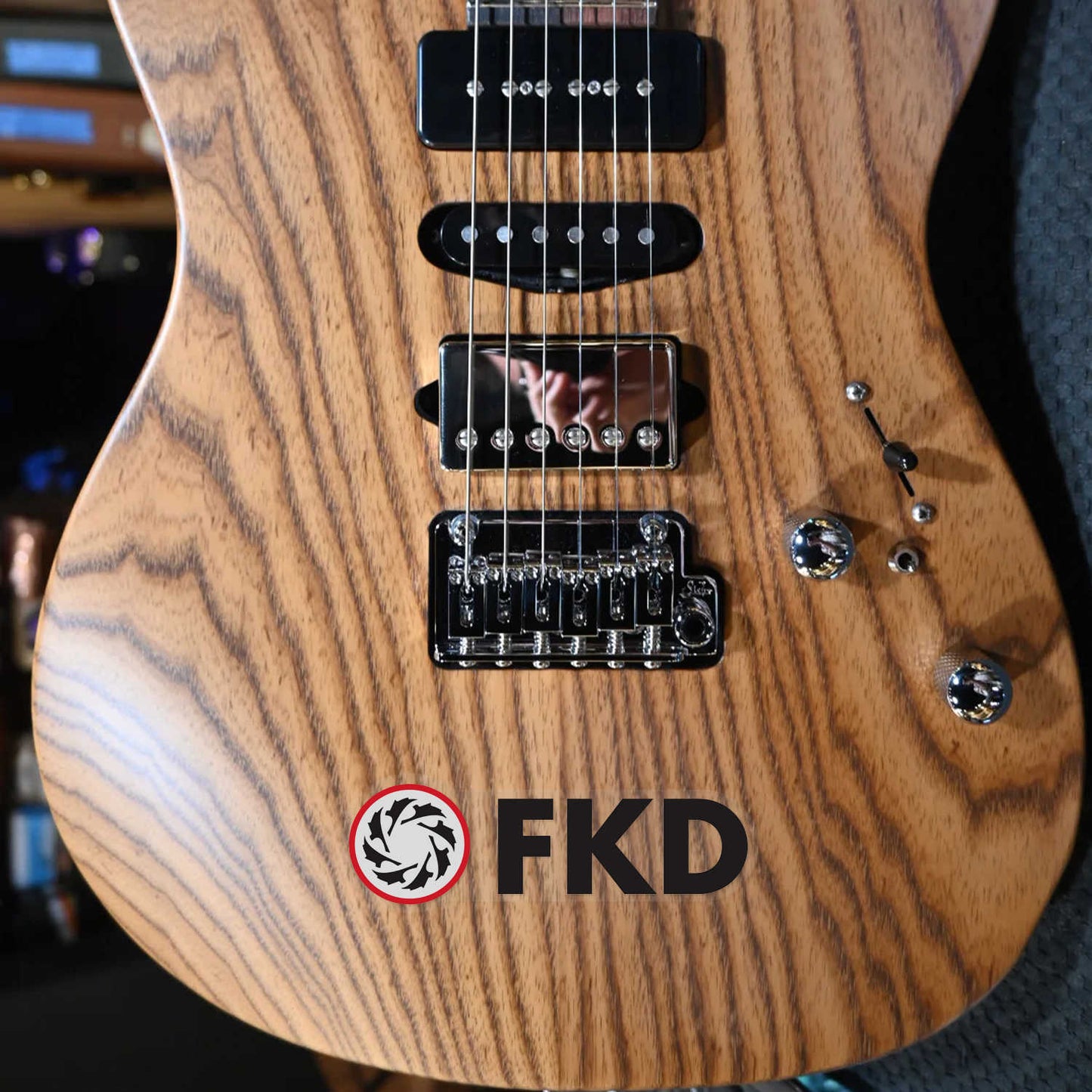 FKD Skateboard Logo Vinyl Decal Sticker – Waterproof & UV Resistant