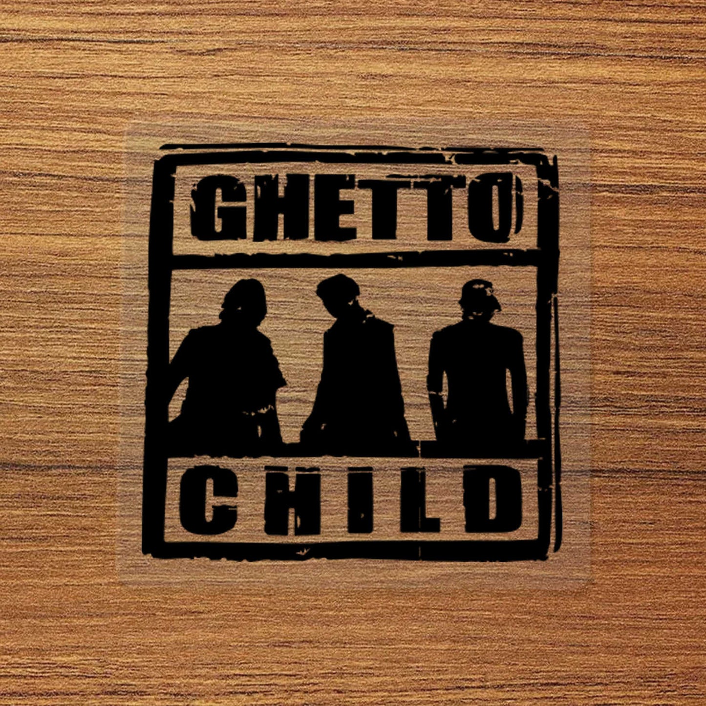 Ghetto Child Skateboard Logo Vinyl Decal Sticker – Waterproof & Durable