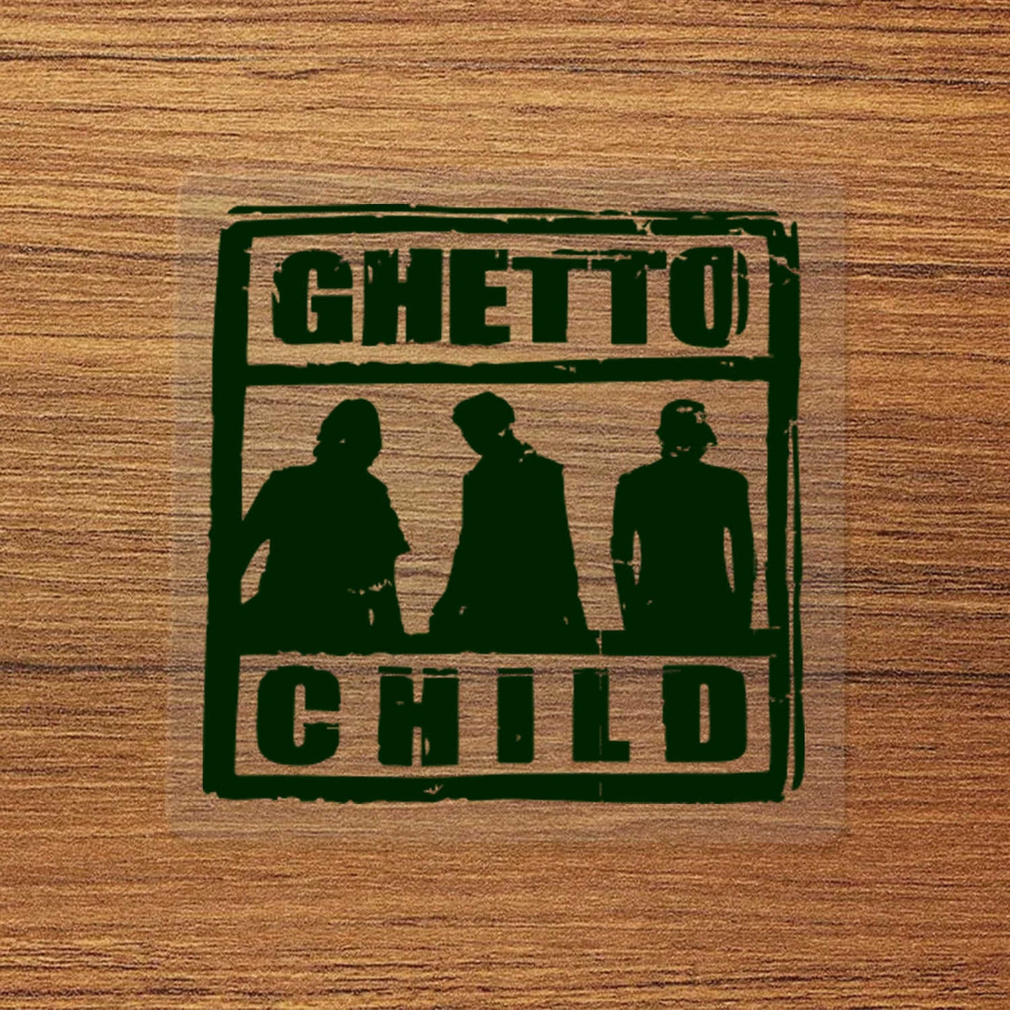 Ghetto Child Skateboard Logo Vinyl Decal Sticker – Waterproof & Durable