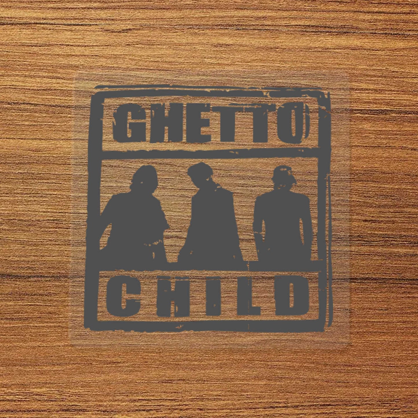 Ghetto Child Skateboard Logo Vinyl Decal Sticker – Waterproof & Durable